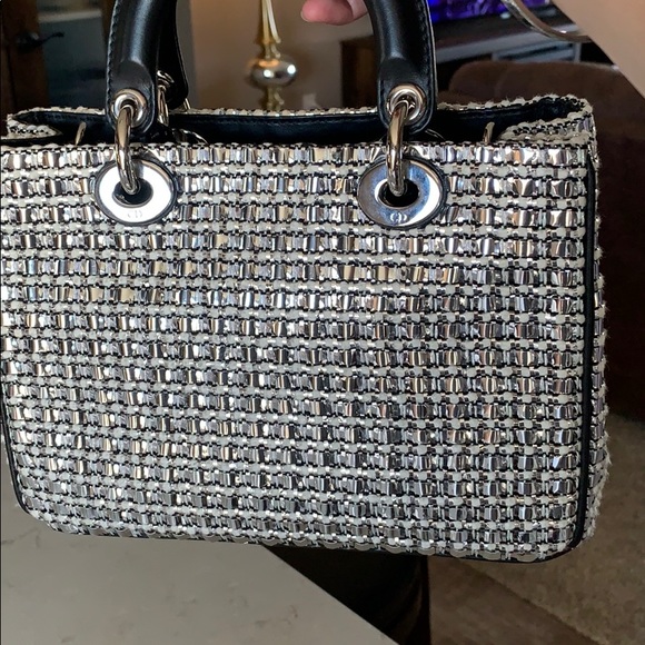 🌷SOLD🌷Christian Dior Diorissimo Metallic Tweed - Picture 4 of 16